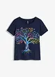 T-shirt met print van biologisch katoen, bonprix