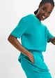 Geribde pyjama met culotte (2-dlg. set), bonprix