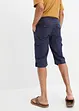 Lange cargo bermuda met linnen, regular fit, bonprix