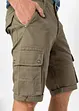 Cargo bermuda van katoen, regular fit, bonprix