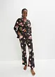 Pyjama met knoopsluiting en steekzakken (2-dlg. set), bonprix