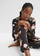 Pyjama met knoopsluiting en steekzakken (2-dlg. set), bonprix