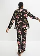 Pyjama met knoopsluiting en steekzakken (2-dlg. set), bonprix