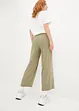 Wijde 7/8 shirtbroek met high waist comfortband (set van 2), bonprix