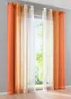 Gordijnen met gerecycled polyester en kleurverloop (set van 2), bonprix