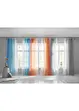 Gordijnen met gerecycled polyester en kleurverloop (set van 2), bonprix