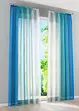 Gordijnen met gerecycled polyester en kleurverloop (set van 2), bonprix