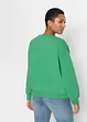Oversize sweater met letterprint, bonprix