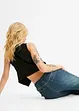 Skinny jegging mid waist met comfortband, bonprix