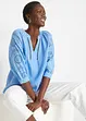 Mousseline tuniek met broderie anglaise, bonprix
