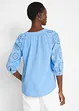 Mousseline tuniek met broderie anglaise, bonprix
