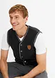 Mouwloos vest in Tiroler look, bonprix