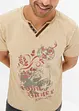 T-shirt met print van biologisch katoen, bonprix