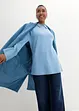 Oversized trui met col en zijsplitten, bonprix