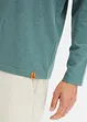 Henley shirt van biologisch katoen, lange mouw, bonprix