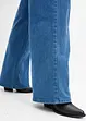 Wide leg jeans met mid waist, bonprix