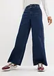 Wide leg stretch jeans met high waist, bonprix