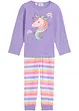 Meisjes pyjama met biologisch katoen (2-dlg. set), bonprix