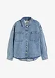 Oversized denim shacket, bonprix