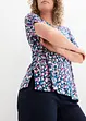 Jersey shirt in een linnen-viscosemix, bonprix