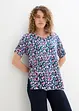 Jersey shirt in een linnen-viscosemix, bonprix