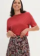 Mesh rok in midilengte met comfortband, bonprix