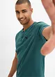 Henley shirt van biologisch katoen, korte mouw, bonprix