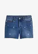 Jeans short met borduursel, BODYFLIRT