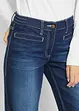 Wide leg mid waist jeans met een comfortabele band, bonprix