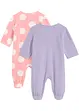 Baby fleece jumpsuit (set van 2), bonprix