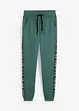 Sweatpants met tapes en statement print, bonprix