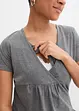 2-in-1 zwangerschapsshirt / voedingsshirt (set van 2), bonprix