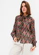 Soepelvallende blouse met all-over print, bonprix