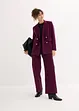 Corduroy blazer met dubbele knopen en biologisch katoen, bonprix