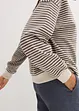 Oversized sweater met strepen, bonprix