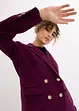Corduroy blazer met dubbele knopen en biologisch katoen, bonprix