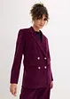 Corduroy blazer met dubbele knopen en biologisch katoen, bonprix