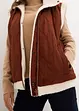 Reversibele bodywarmer van teddy, bonprix