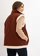 Reversibele bodywarmer van teddy, bonprix