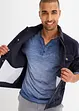 Verwassen Henley shirt van biologisch katoen, lange mouw, bonprix