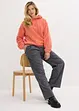Fleece hoodie van teddy, bonprix