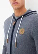Vest met capuchon van puur katoen, bonprix