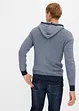 Vest met capuchon van puur katoen, bonprix
