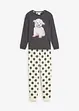 Meisjes pyjama met biologisch katoen (2-dlg. set), bonprix