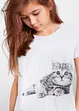 Meisjes T-shirt van biologisch katoen, bonprix