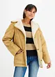 Shearling jas met capuchon, bonprix