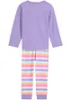 Meisjes pyjama met biologisch katoen (2-dlg. set), bonprix