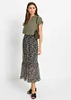 Blouse met korte mouwen en blinde knoopsluiting, bonprix