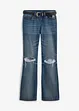 Bootcut jeans met riem (2-dlg. set), bonprix