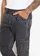 Loose fit cargo broek van puur katoen, straight, bonprix